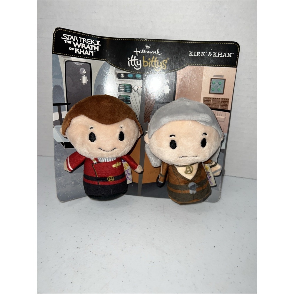 HALLMARK ITTY BITTYS- Star Trek II The Wrath of Khan -KIRK & KHAN NEW